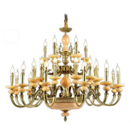 Đèn chùm đồng đá DGR-VR1245/30