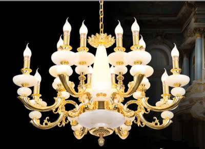 Đèn chùm đồng đá DGR-EU331/16