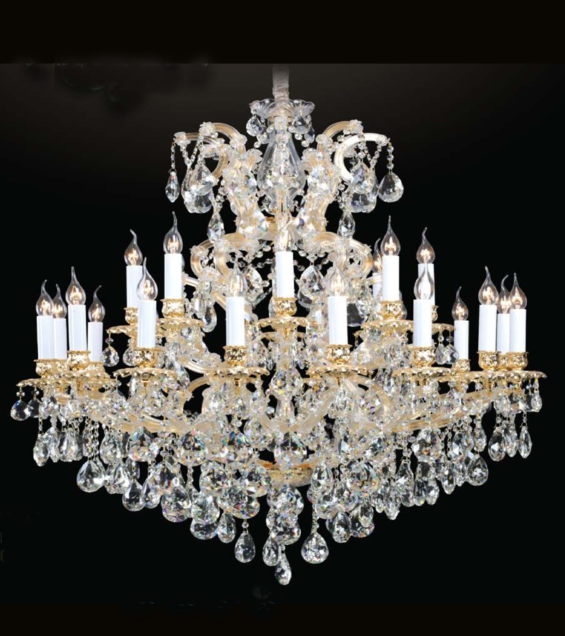 Đèn chùm pha lê nến DGR-VER5271/24+1