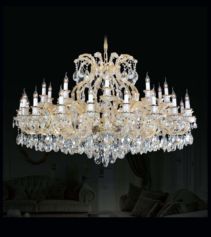 Đèn chùm pha lê nến DGR-VER5272/40+1