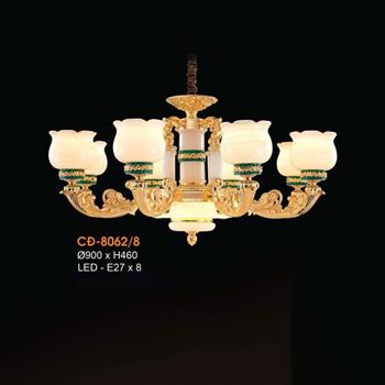 Đèn chùm đồng đá DGR-VR8062/8