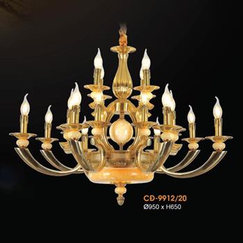 Đèn chùm đồng đá DGR-VR9912/20