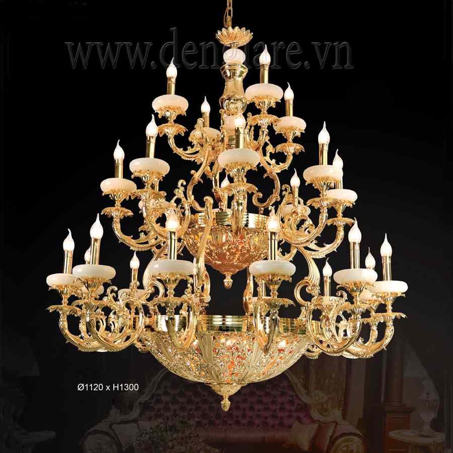 Đèn Chùm Đồng Đá DGR-VR6540/24
