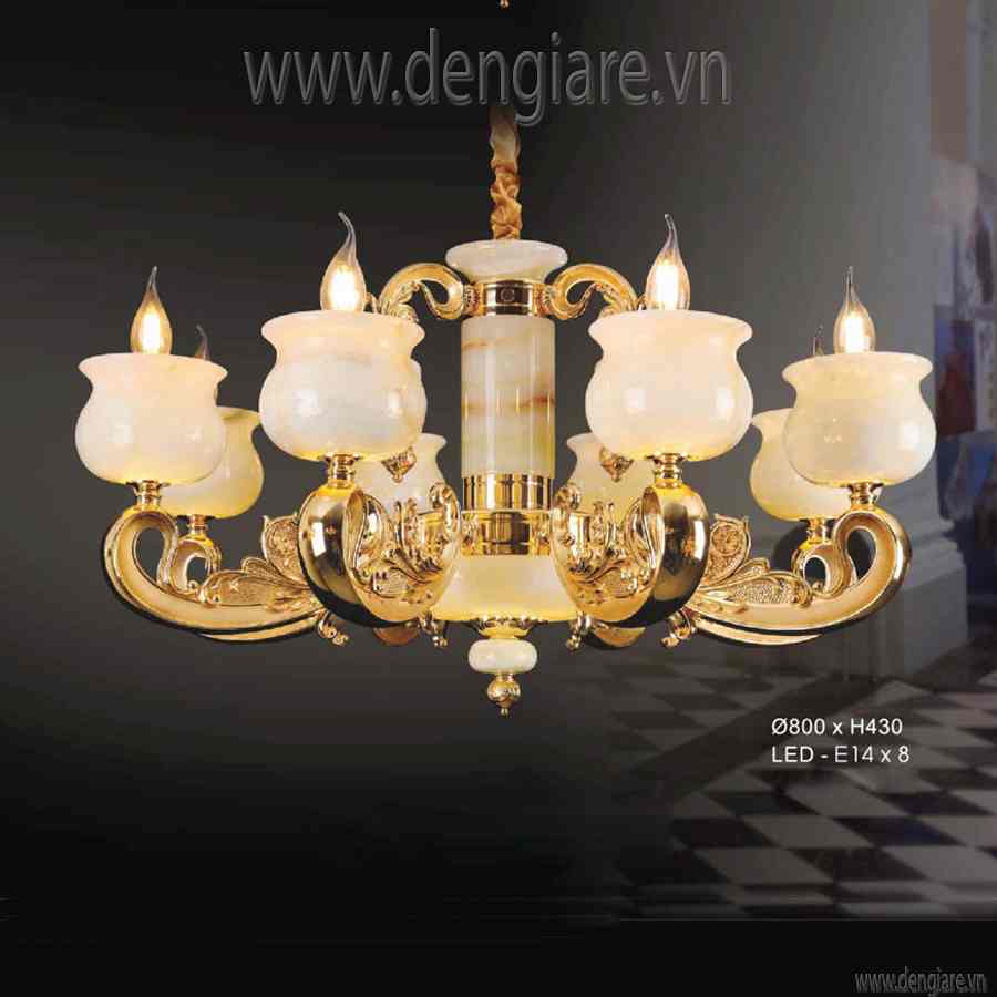 Đèn Chùm Kiểu Châu Âu DGR-VR1925/8