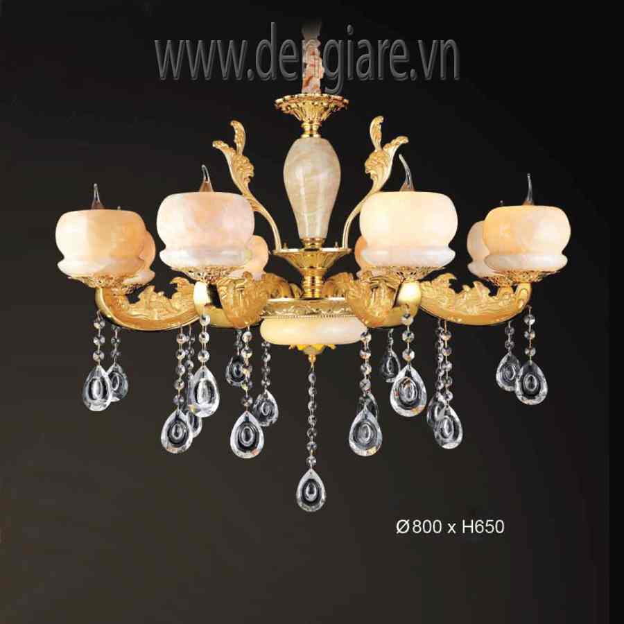 Đèn Chùm Kiểu Châu Âu DGR-VR3071/8 Ø80cm