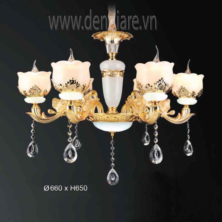 Đèn Chùm Kiểu Châu Âu DGR-VR3072/6 Ø66cm