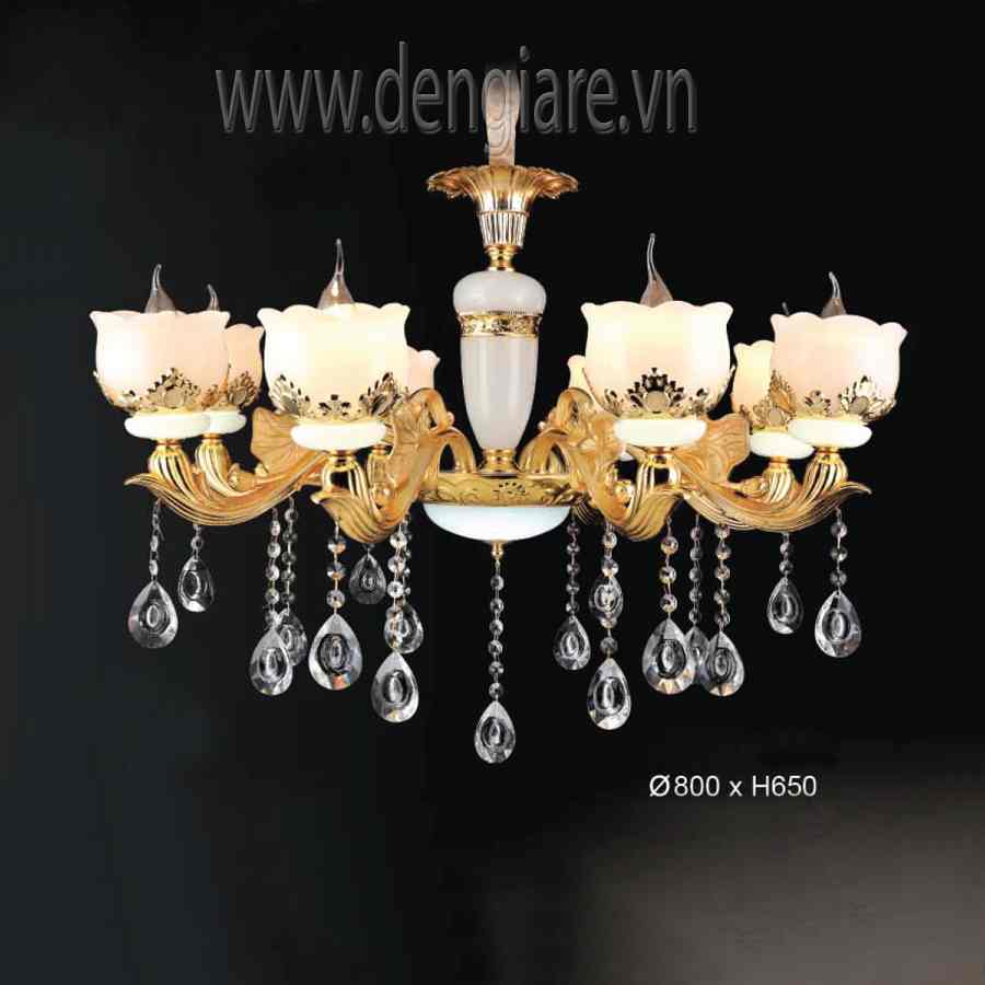 Đèn Chùm Kiểu Châu Âu DGR-VR3072/8 Ø80cm