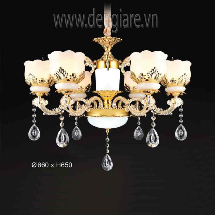 Đèn Chùm Kiểu Châu Âu DGR-VR3075/6 Ø66cm