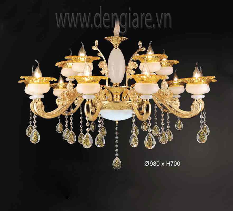 Đèn Chùm Kiểu Châu Âu DGR-VR3076/15 Ø98cm