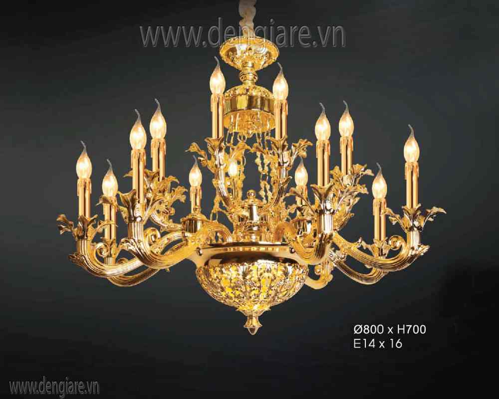Đèn Chùm Kiểu Châu Âu DGR-VR7037/8+8