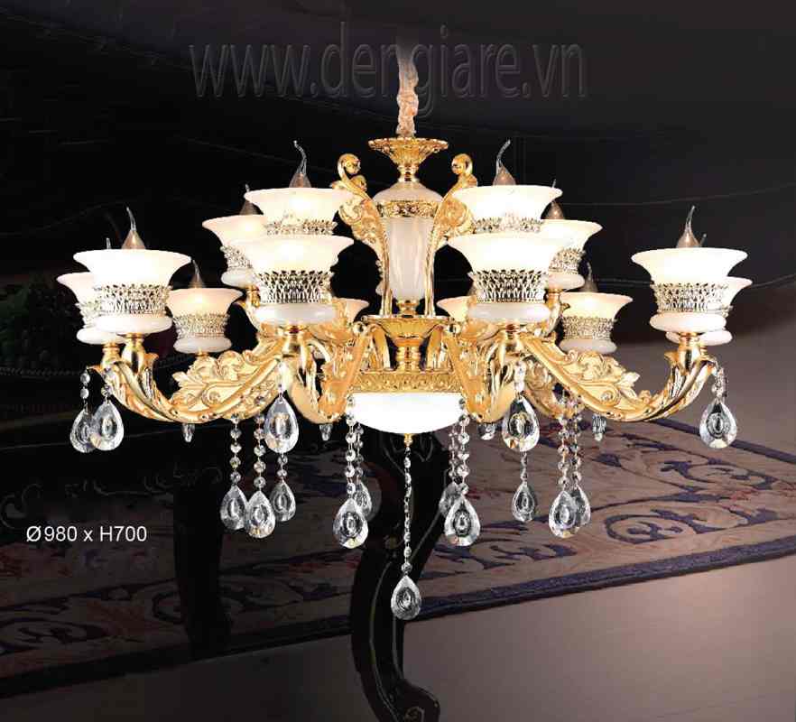 Đèn Chùm Kiểu Châu Âu DGR-VR8803/15 Ø98cm