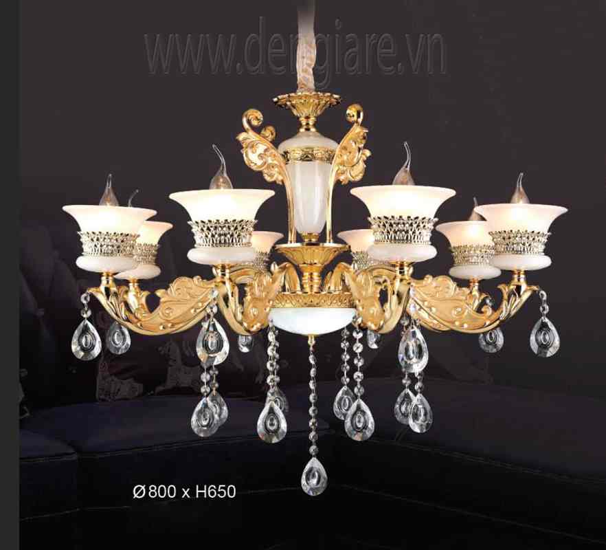 Đèn Chùm Kiểu Châu Âu DGR-VR8803/8 Ø80cm