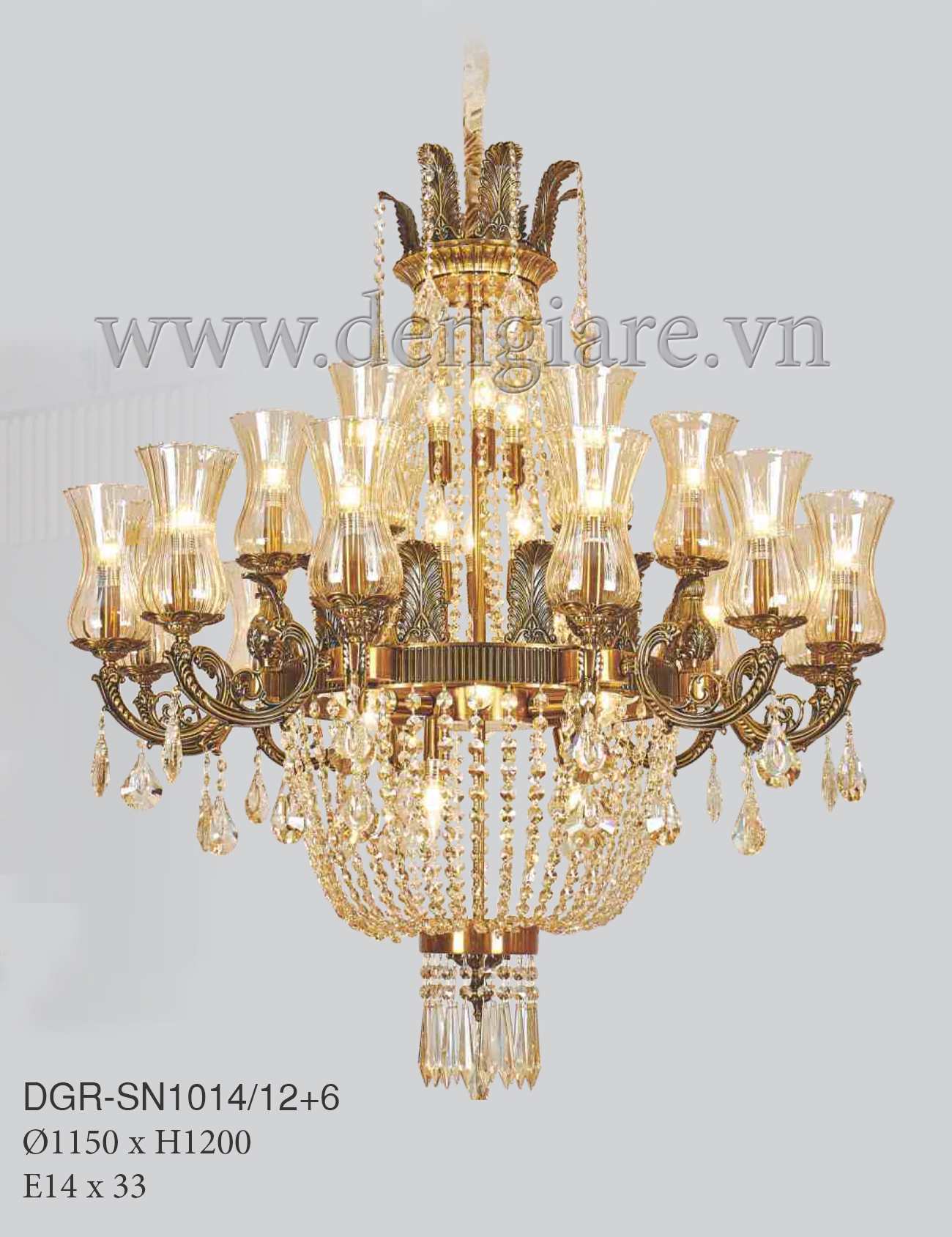 Đèn Chùm Kiểu Châu Âu DGR-SN1014/18