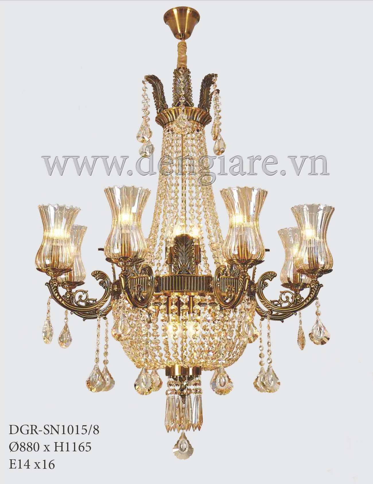 Đèn Chùm Kiểu Châu Âu DGR-SN1015/8