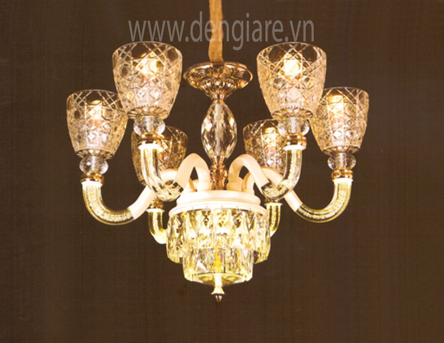 Đèn chùm kiểu Châu Âu DGR-ER3015/6 Ø55cm