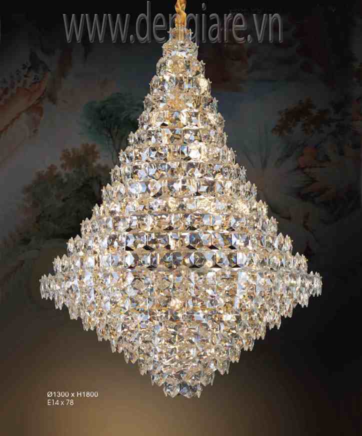 Đèn chùm pha lê DGR-VR86628 Ø130cm