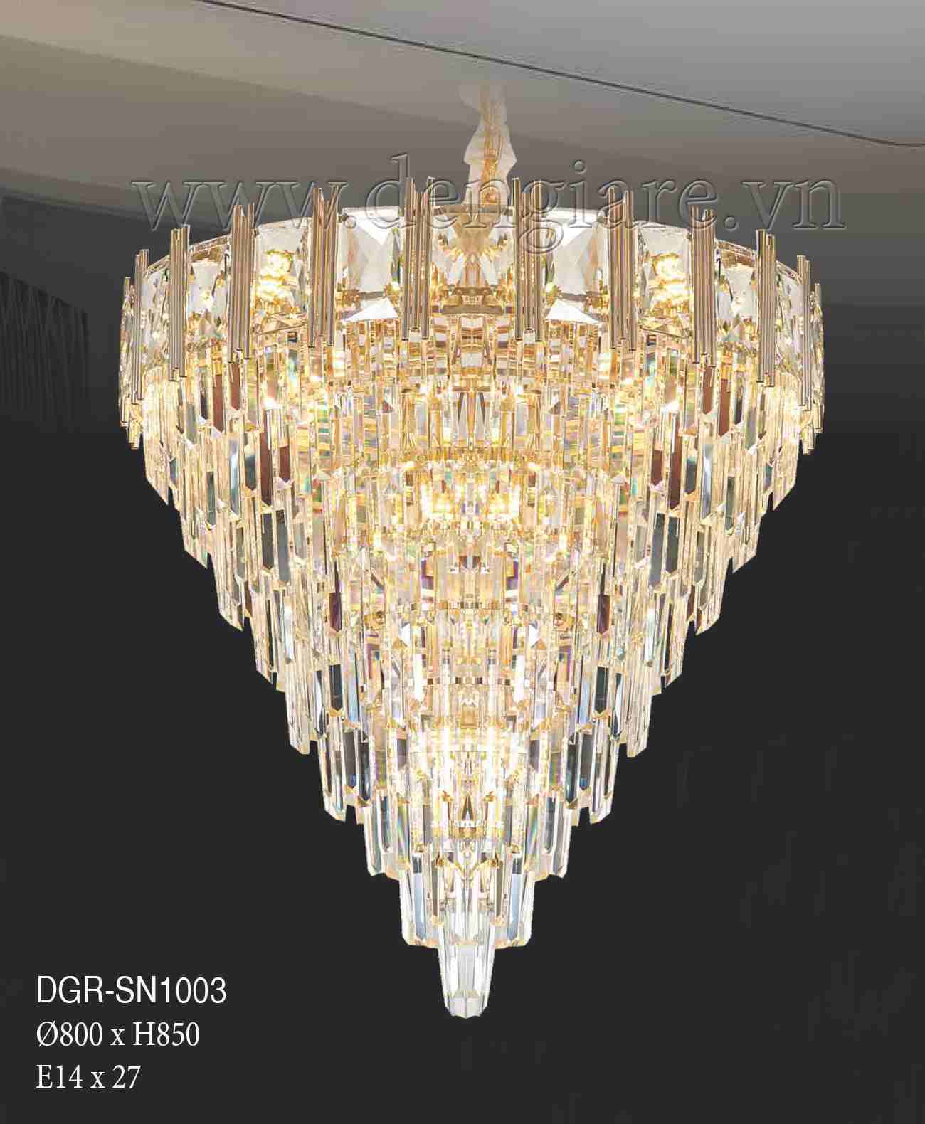 Đèn Chùm Pha Lê DGR-SN1003 Ø80cm