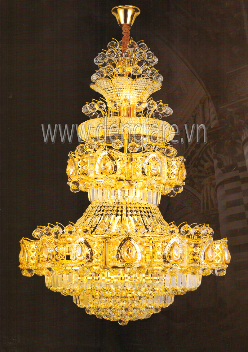 Đèn chùm pha lê DGR-ER2004 Ø80cm