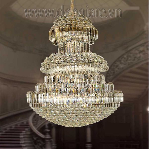 Đèn Chùm Pha Lê DGR-AC28-2 Ø100cm