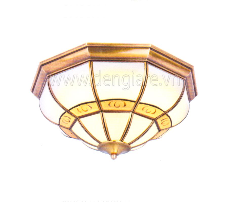 Đèn mâm ốp trần đồng DGR-ER1074 Ø450