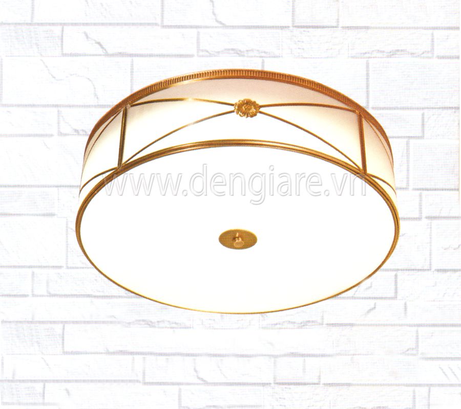 Đèn mâm ốp trần đồng DGR-ER1068 Ø400