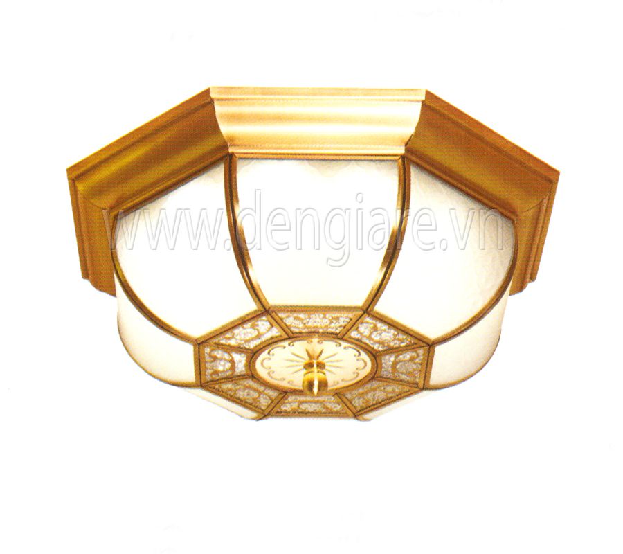 Đèn mâm ốp trần đồng DGR-ER1073 Ø400
