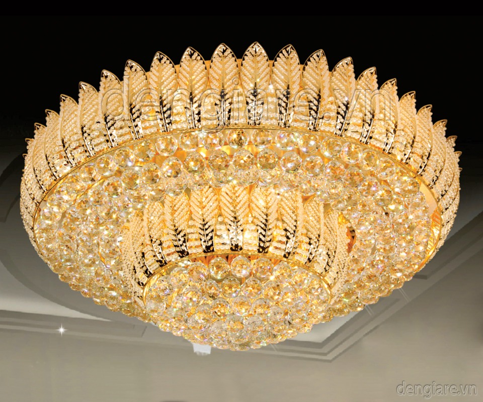 Đèn mâm pha lê DGR-SN6032 Ø80cm