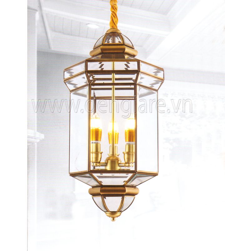 Đèn thả đồng DGR-ER1060 Ø35cm