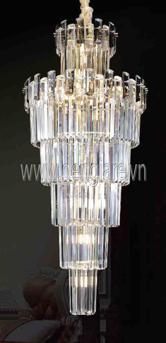 Đèn chùm thả pha lê DGR-VR7096028 Ø55cm