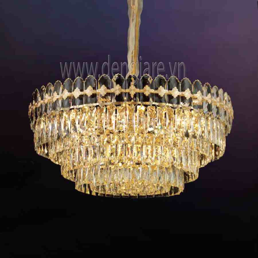 Đèn chùm pha lê DGR-VR8728 Ø80cm