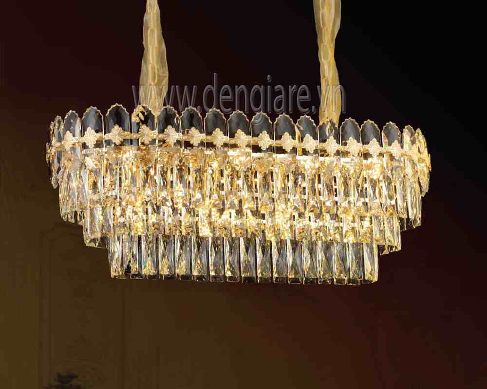 Đèn thả pha lê DGR-VR8728C (80 x 35cm)