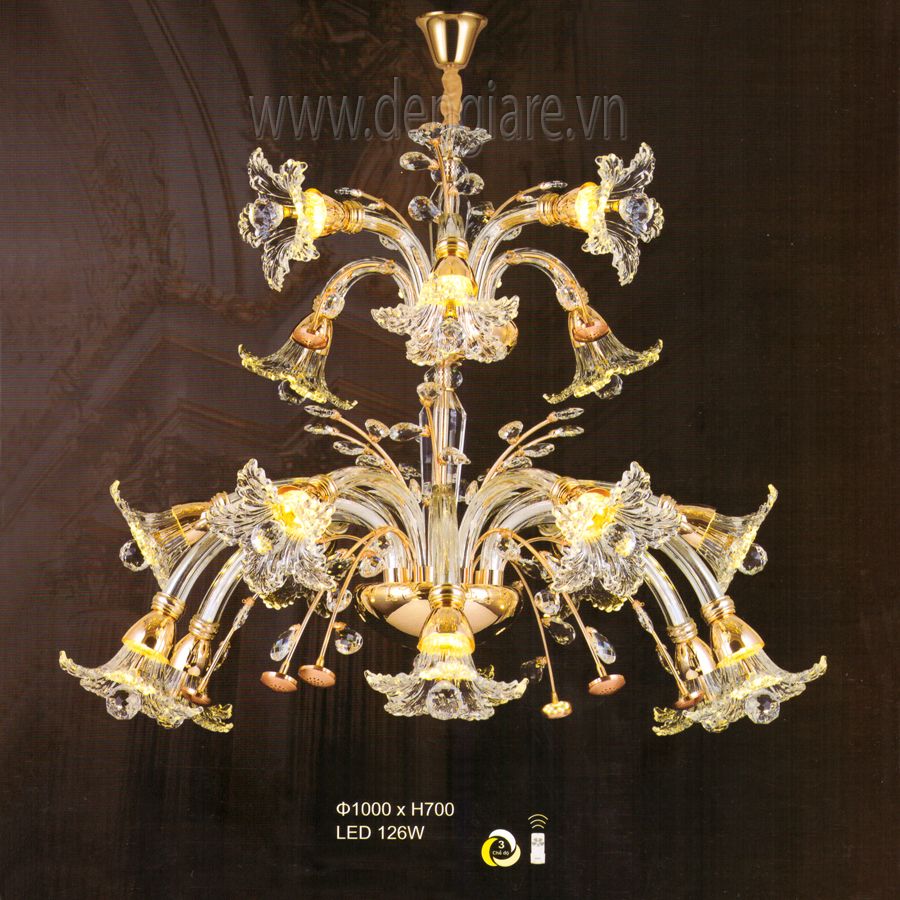 Đèn chùm hiện đại DGR-ER3002/18+9 Ø100cm