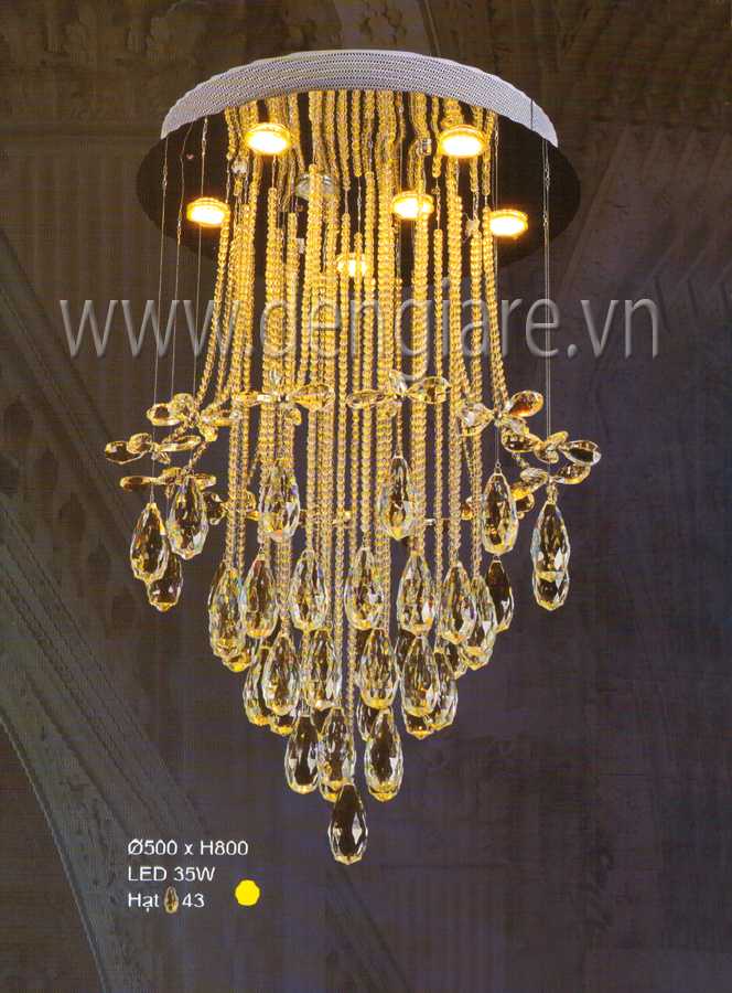 ĐÈN THẢ PHA LÊ DGR-HF1642/7 Ø50cm
