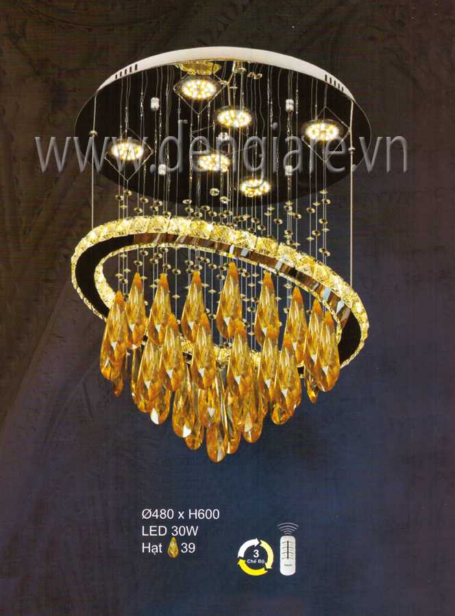 ĐÈN THẢ PHA LÊ DGR-HF1653/6 Ø48cm