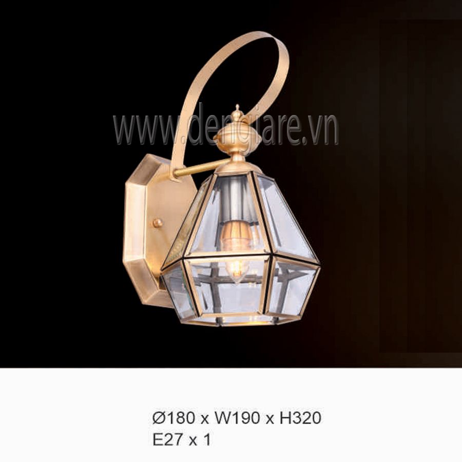 Đèn vách đồng ngoài trời DGR-HF5014