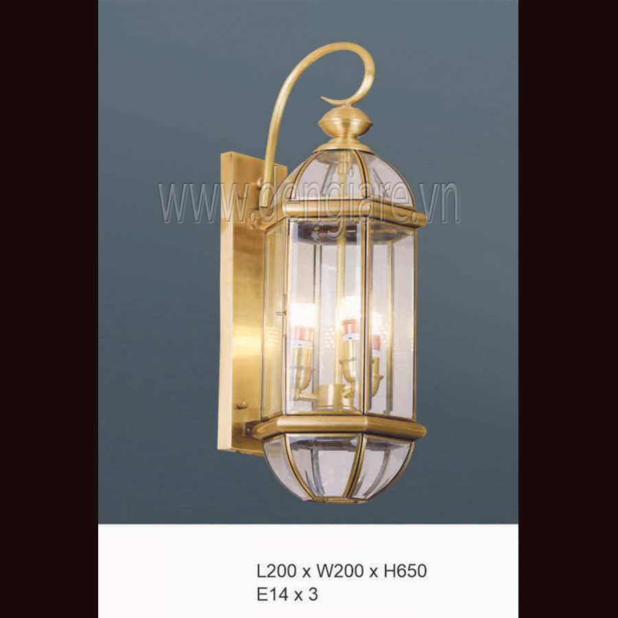 Đèn vách đồng ngoài trời DGR-HF6007L