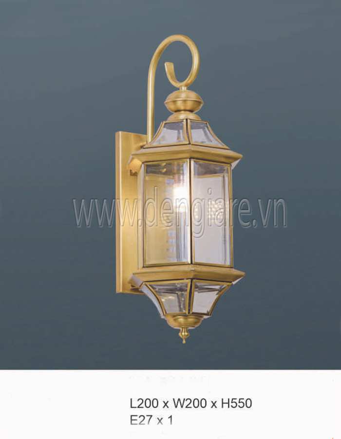 Đèn vách đồng ngoài trời DGR-HF6008M