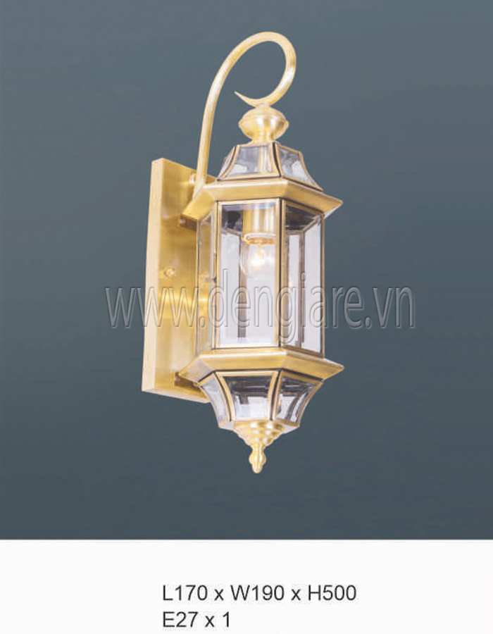 Đèn vách đồng ngoài trời DGR-HF6008S