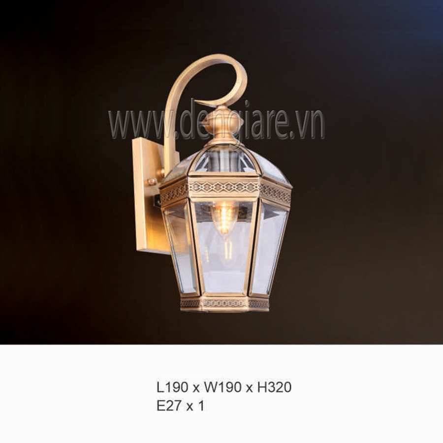 Đèn vách đồng ngoài trời DGR-HF6011