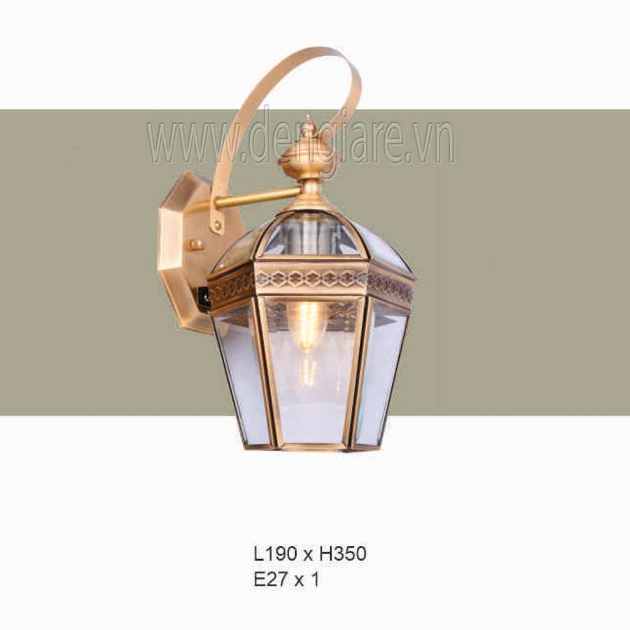 Đèn vách đồng ngoài trời DGR-HF6018