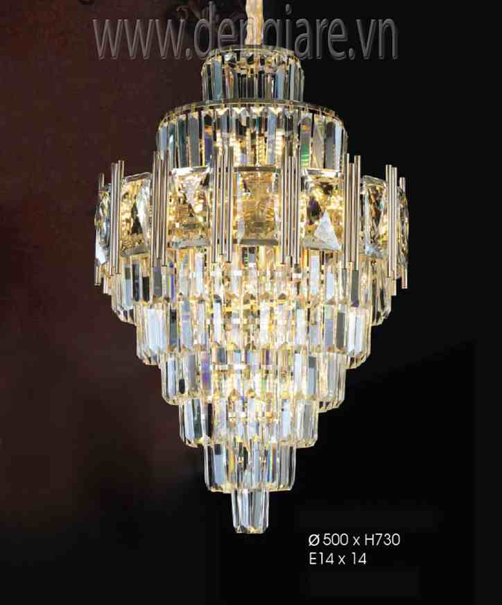 Đèn chùm pha lê DGR-VR87068 Ø50cm