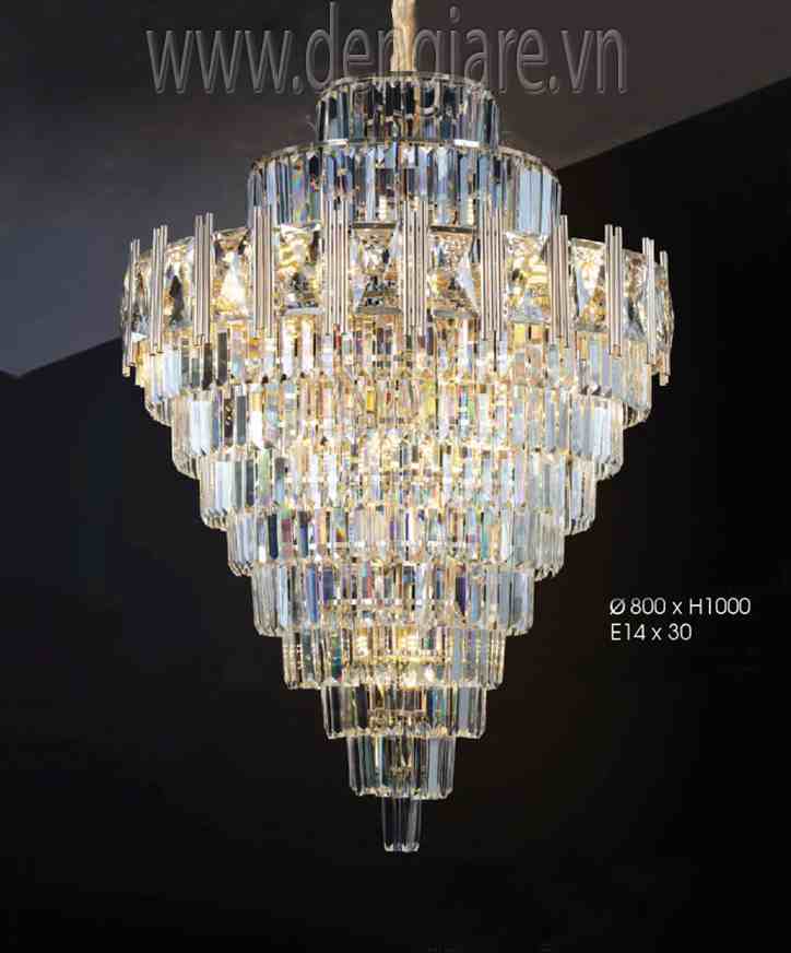 Đèn chùm pha lê DGR-VR87068 Ø80cm